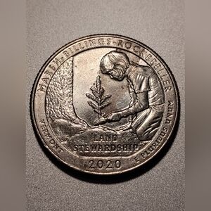 2020 D Marsh-Billings-Rockefeller Quarter Land Stewardship Some Stains